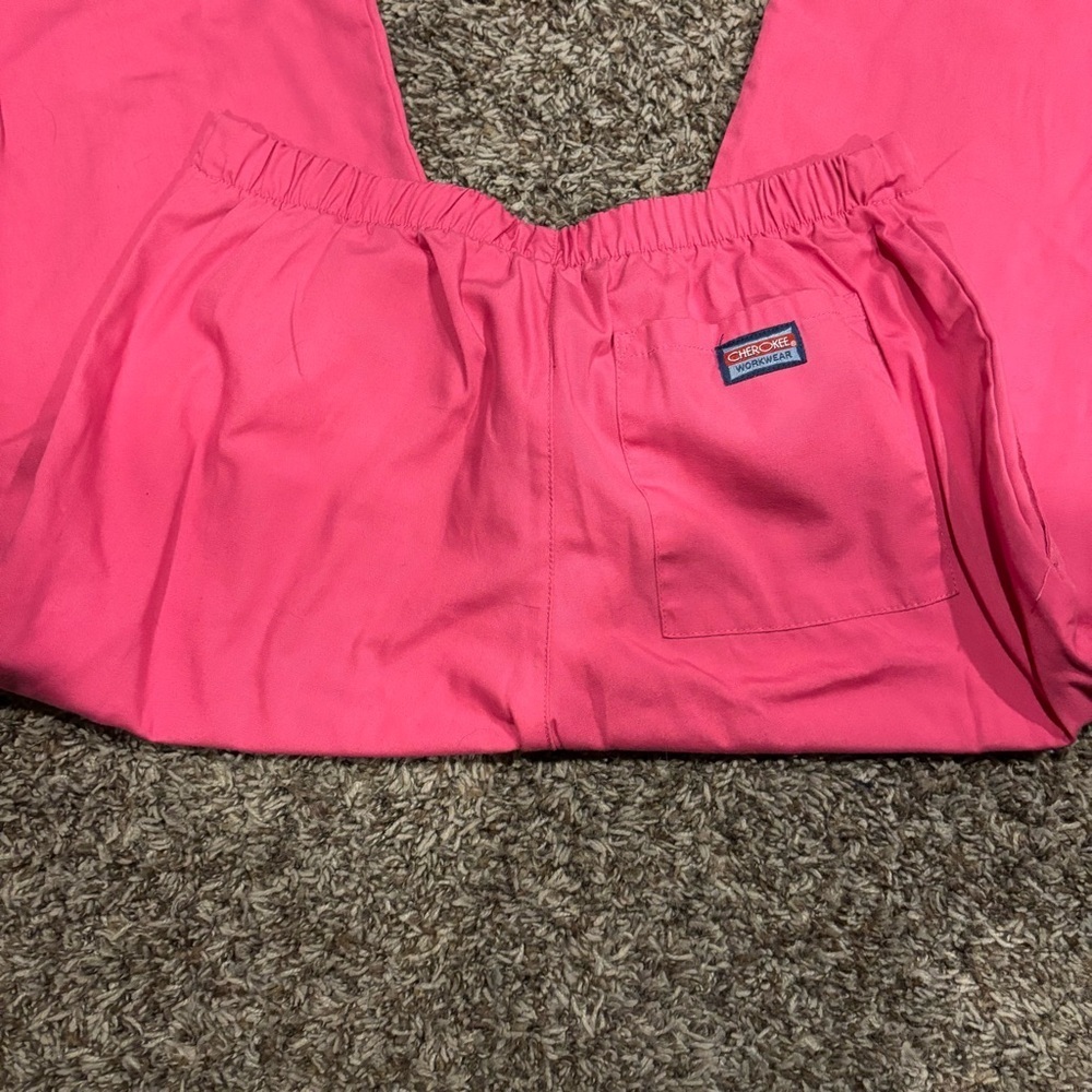 Cherokee Workwear Pink Scrub Bottoms